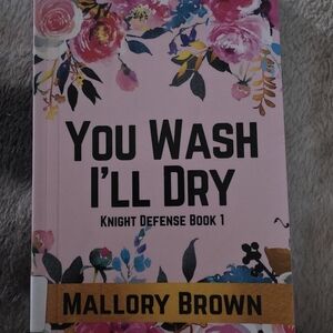 Target Pink Floral "You Wash I'll Dry" Book Cover by Mallory Brown